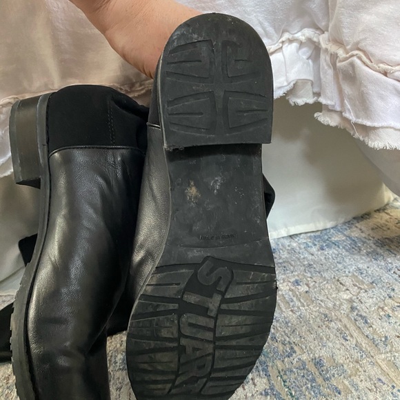 Stuart Weitzman 5050 Leather Over the Knee Boots - Picture 10 of 12